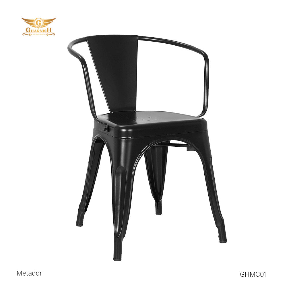 Metal cafe outlet chairs wholesale