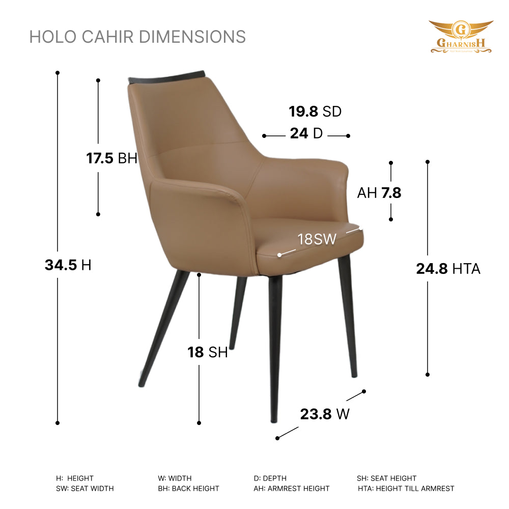 HOLO Premium Dining Chairs for Home or Restaurant Color