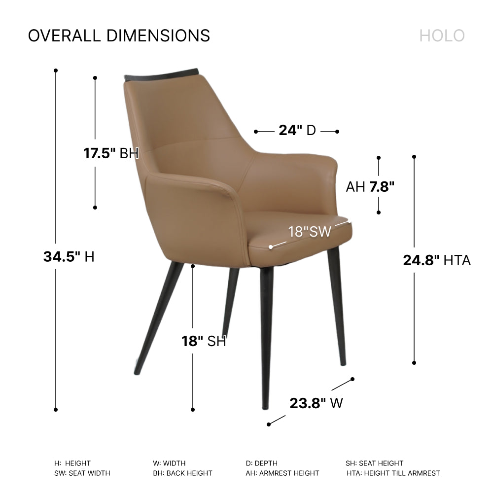 HOLO Premium Dining Chairs for Home or Restaurant Color