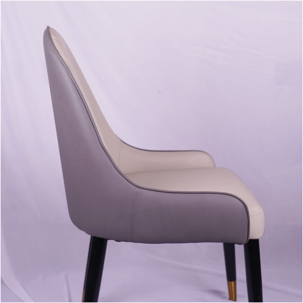 Lighten Multicolor Restaurant Dining Chair With Wooden Legs