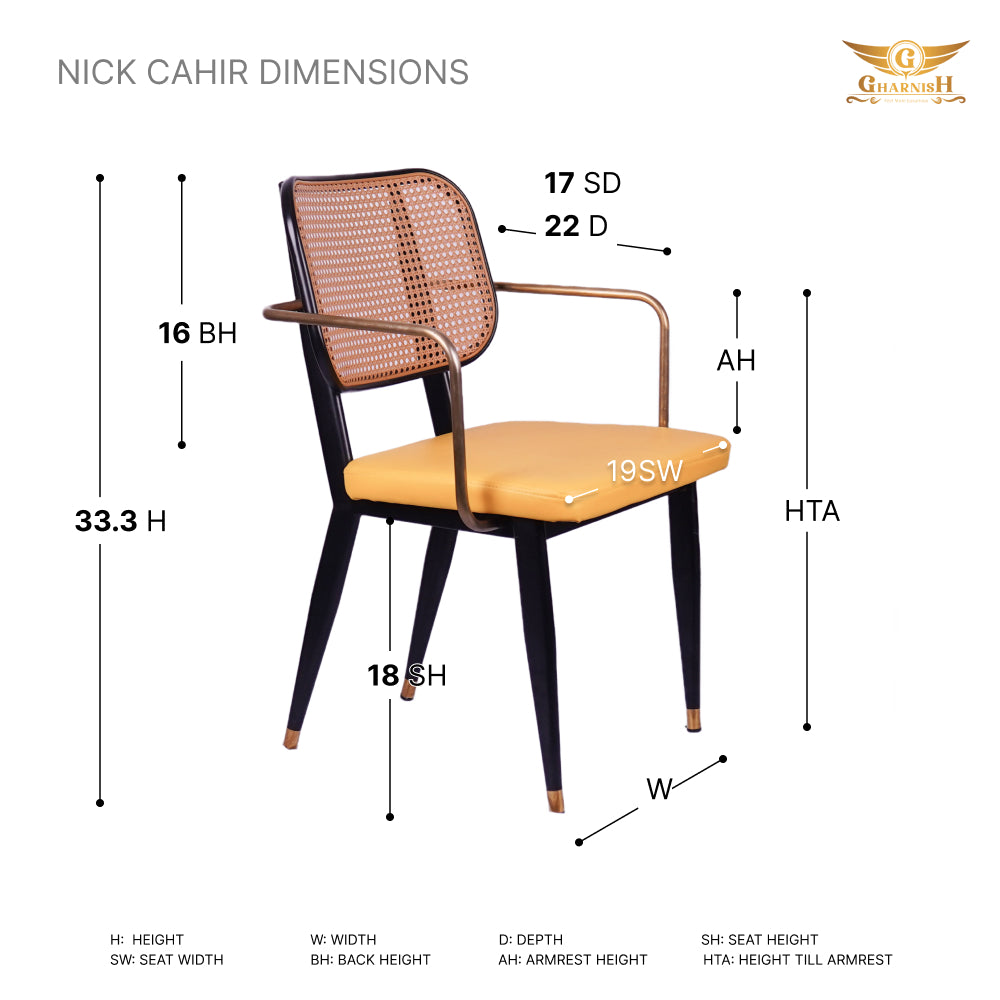 Nick restaurant dining chair