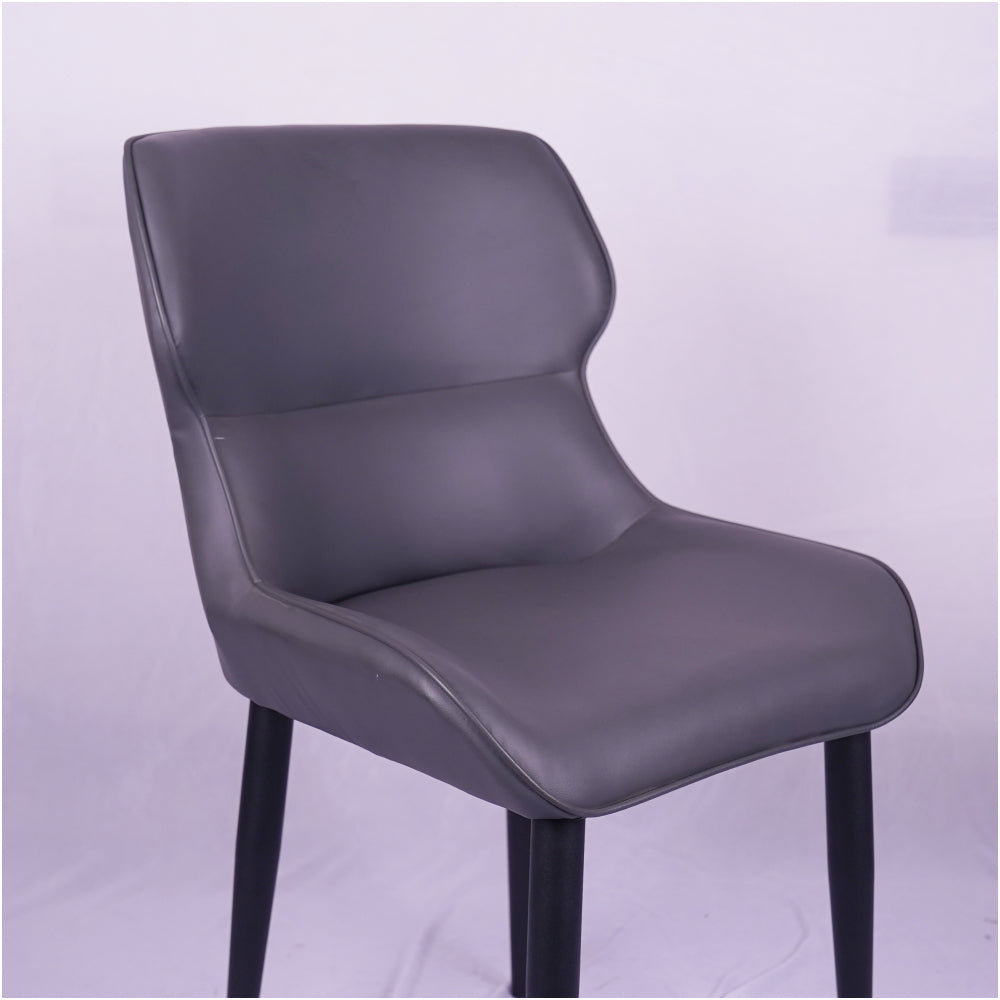 Tiru leather dining chair