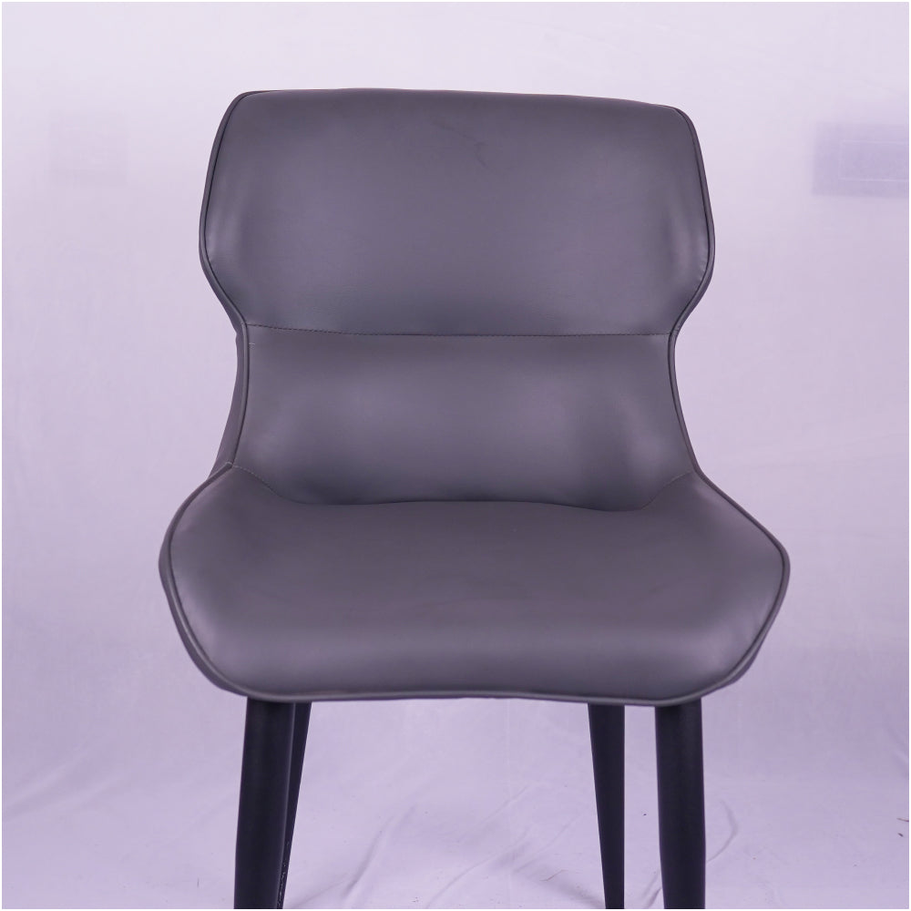 Tiru leather dining chair