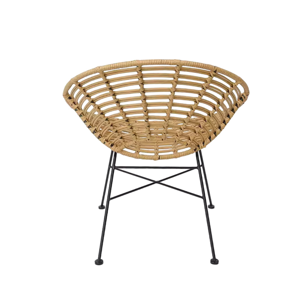 Volcane Outdoor Pvc Cane Chair For Restaurant