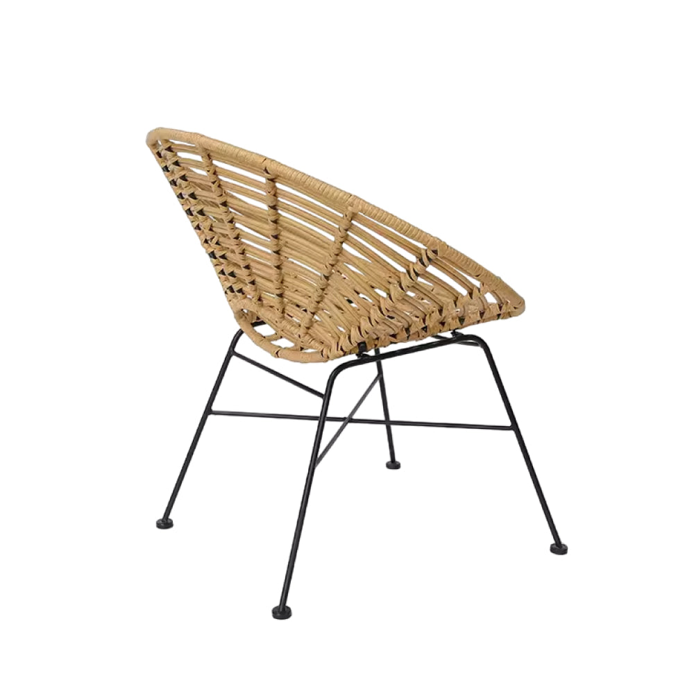 Volcane Outdoor Pvc Cane Chair For Restaurant