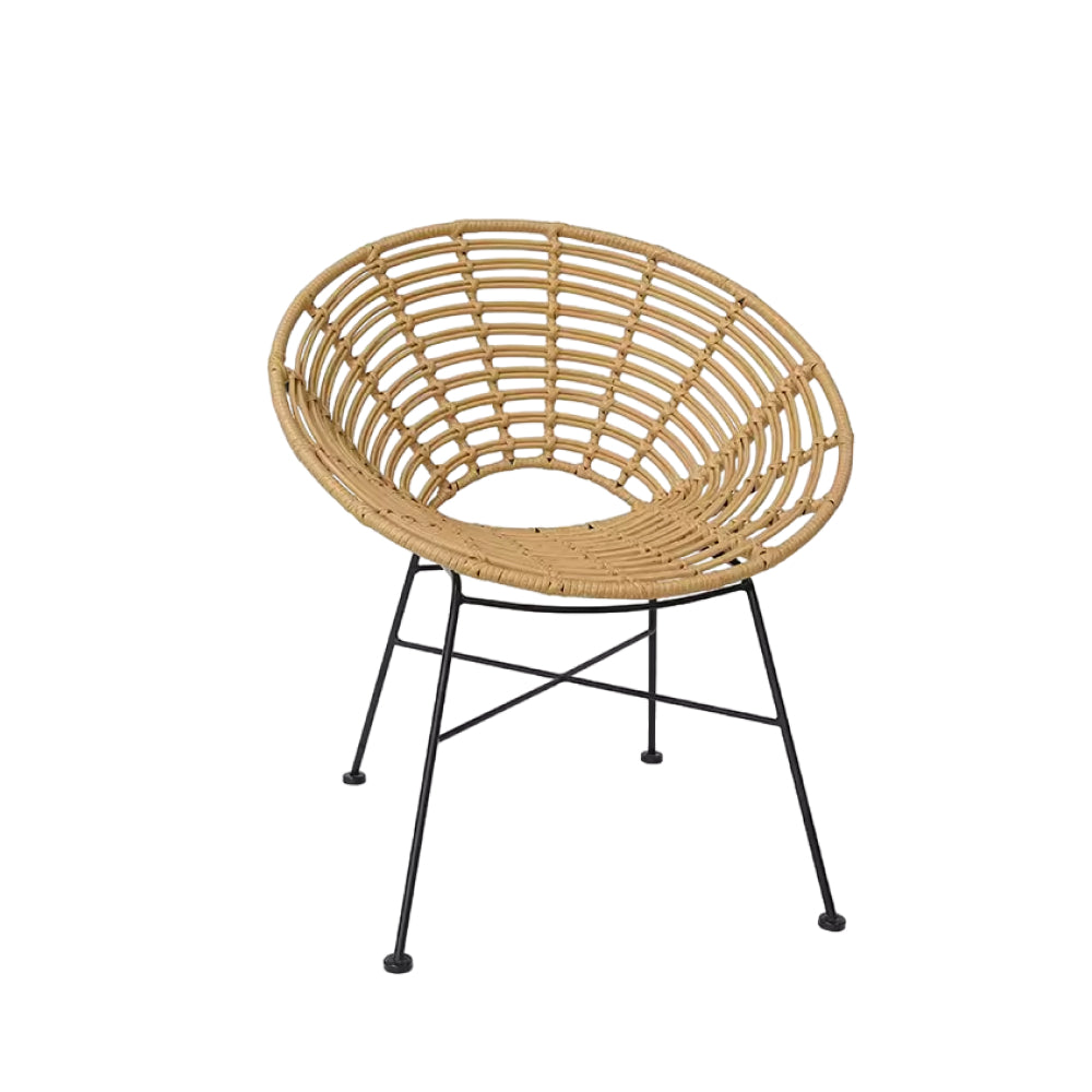 Volcane Outdoor Pvc Cane Chair For Restaurant