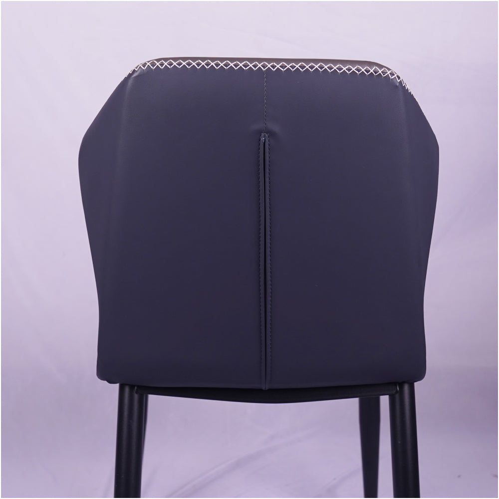 Zigzag Dark Grey Restaurant Chair